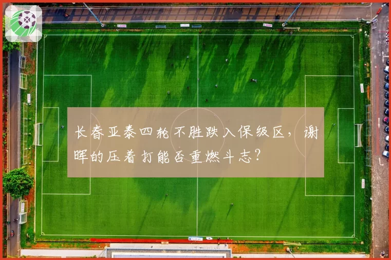 长春亚泰四轮不胜跌入保级区，谢晖的压着打能否重燃斗志？